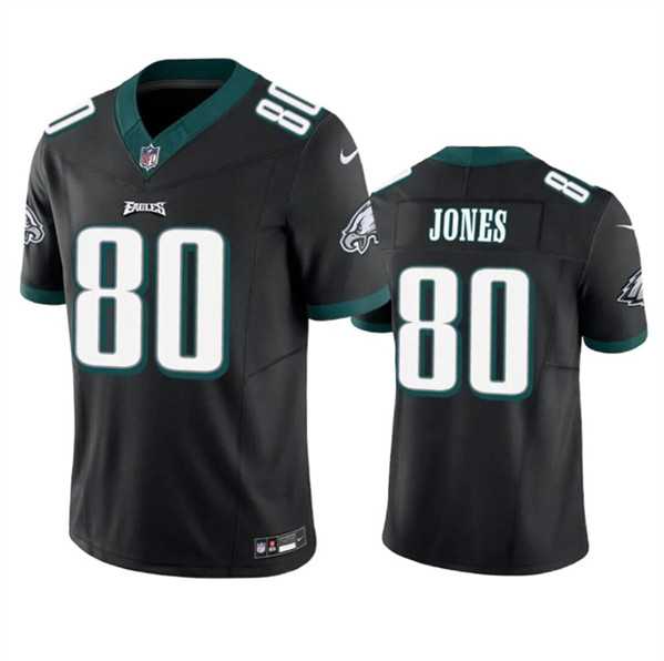 Men & Women & Youth Philadelphia Eagles #80 Julio Jones Black 2023 F.U.S.E. Vapor Untouchable Limited Jersey->philadelphia eagles->NFL Jersey